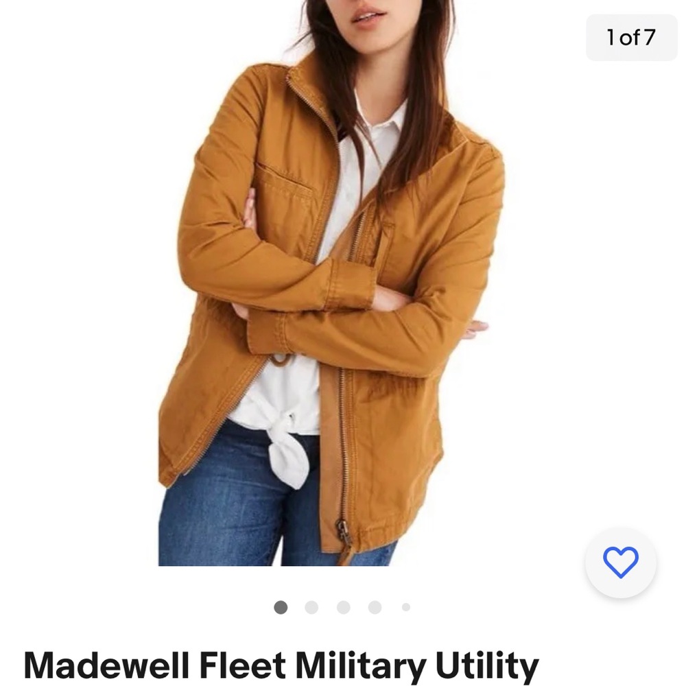 ISO NOT FOR SALE: Madewell fleet jacket in XL (Egyptian Gold)